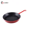 New type kitchen cookware cast iron enamel frying pan
