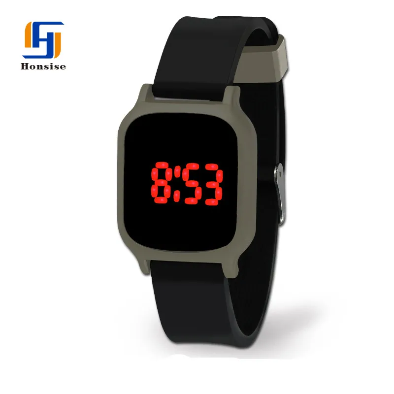 Wholesale Alibaba Cheap Silicone Touch Screen Red Light Led Watch Mens ...