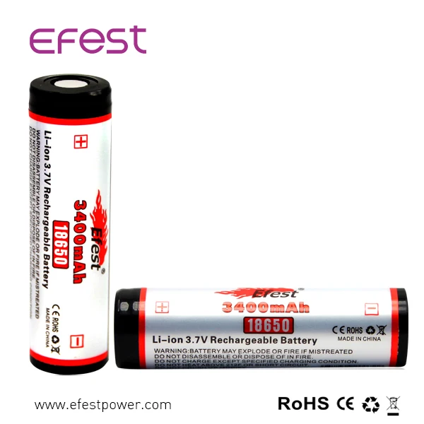 Flat top Japan 3.7v Rechargeable Li-ion Battery, Ncr18650b 3400mah 18650 NCR 18650b Battery Cell