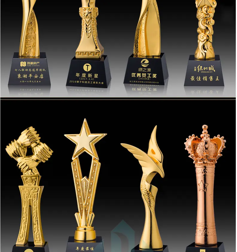 China Suppliers Custom Wholesale Trophies And Plaques Resin Award