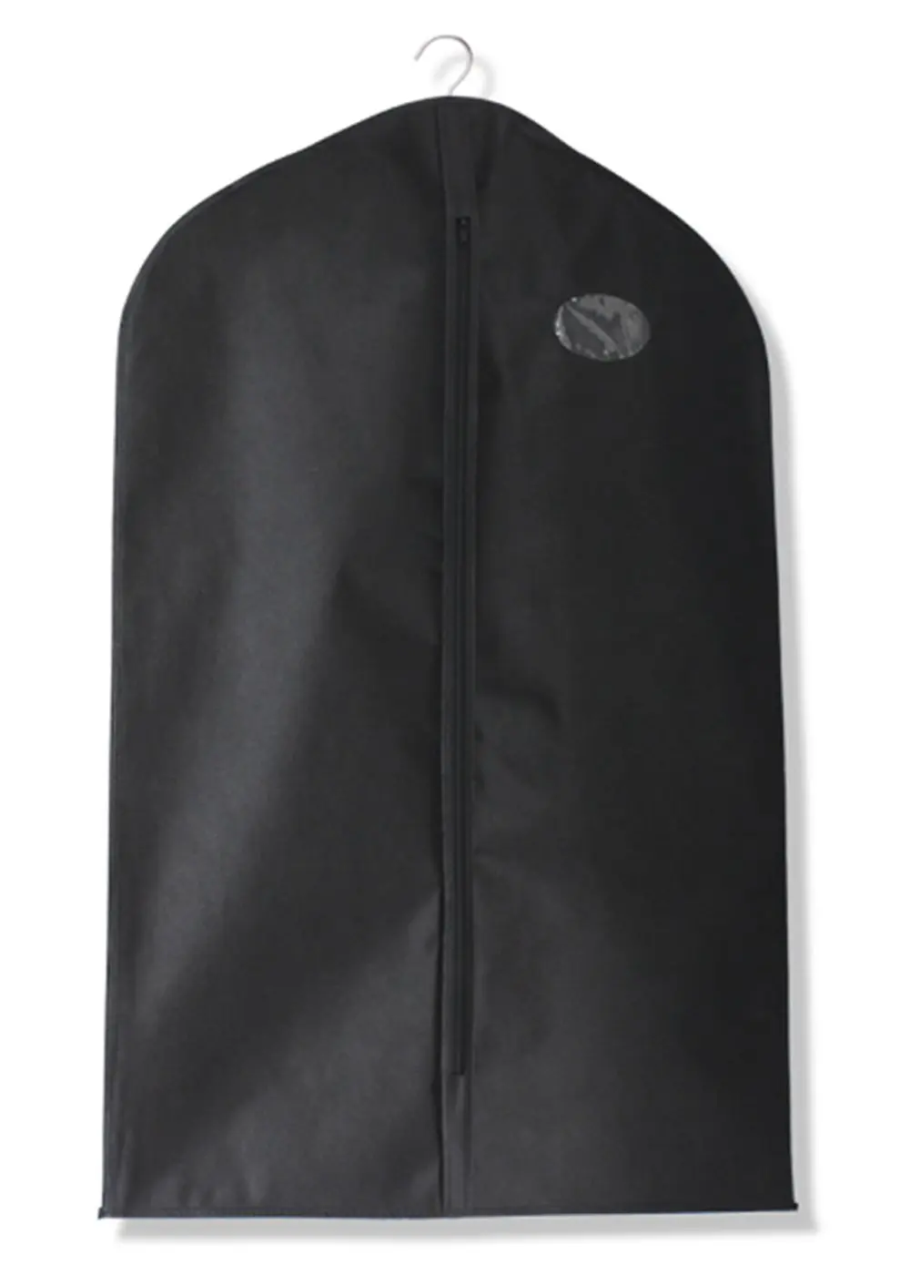 Top Quality Easy Organize Travel Cloth Bag, Dustproof & Mothproof 50" Long Suit/Dress Garment Bag Clothes Covers by Bidear (Black)