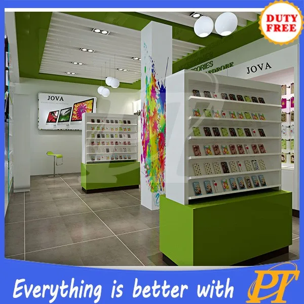 Diseño De Tienda De Venta Al Por Menor De Teléfono Móvil,Muebles De