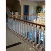 Interior Decorative Clear Crystal Glass Banister,Crystal Pillar For Staircase