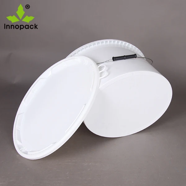15l Plastic Oval Buckets Paint Pail With Lid And Metal Handle Buy