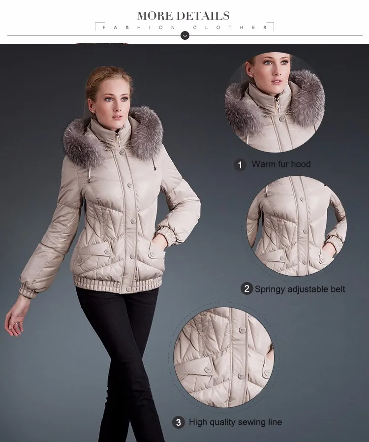ロシアの冬のコートレディース暖かい毛皮のフードコート人気の短い女性のコート Buy 女性のコート 冬のコート 毛皮のフードコート Product On Alibaba Com