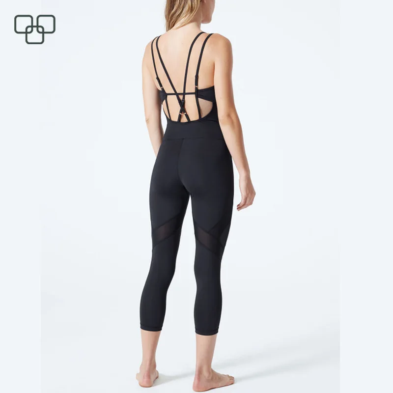 Ladies Fitness Yoga Bodysuit One Piece Running Suit Gym Yoga Sports