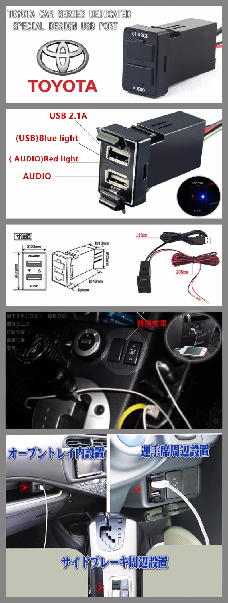 ホンダoemスイッチカーusbポートダッシュボード用の車の特別なusb充電器オーディオ Buy 車の充電器 Product On Alibaba Com