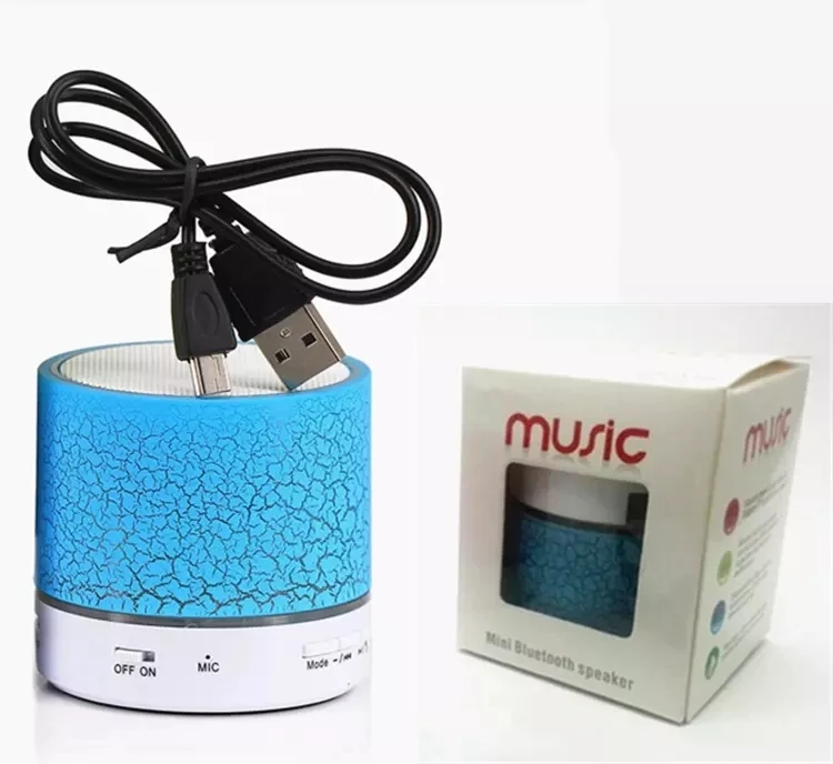 Christmas Promotion Gift Wireless Portable Bluetooth Speaker Mini LED Music Audio TF USB FM Outdoor Speaker - ANKUX.COM