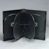 22mm Multi 5 Discs Black Long DVD Case, DVD Box With 2 Trays