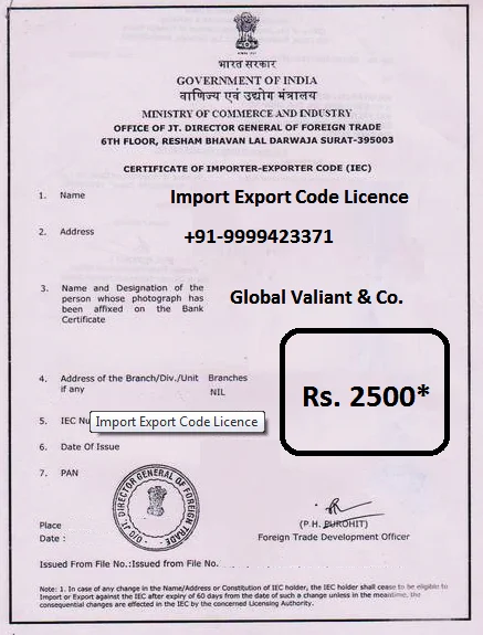 drug export license