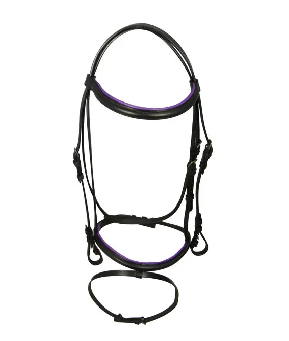 Showtech нейлоновая ринговка 7 мм х 121 см черная. лошадка на поводке. лошадь на привязи. принадлежности для конного спорта. Pull the reins.