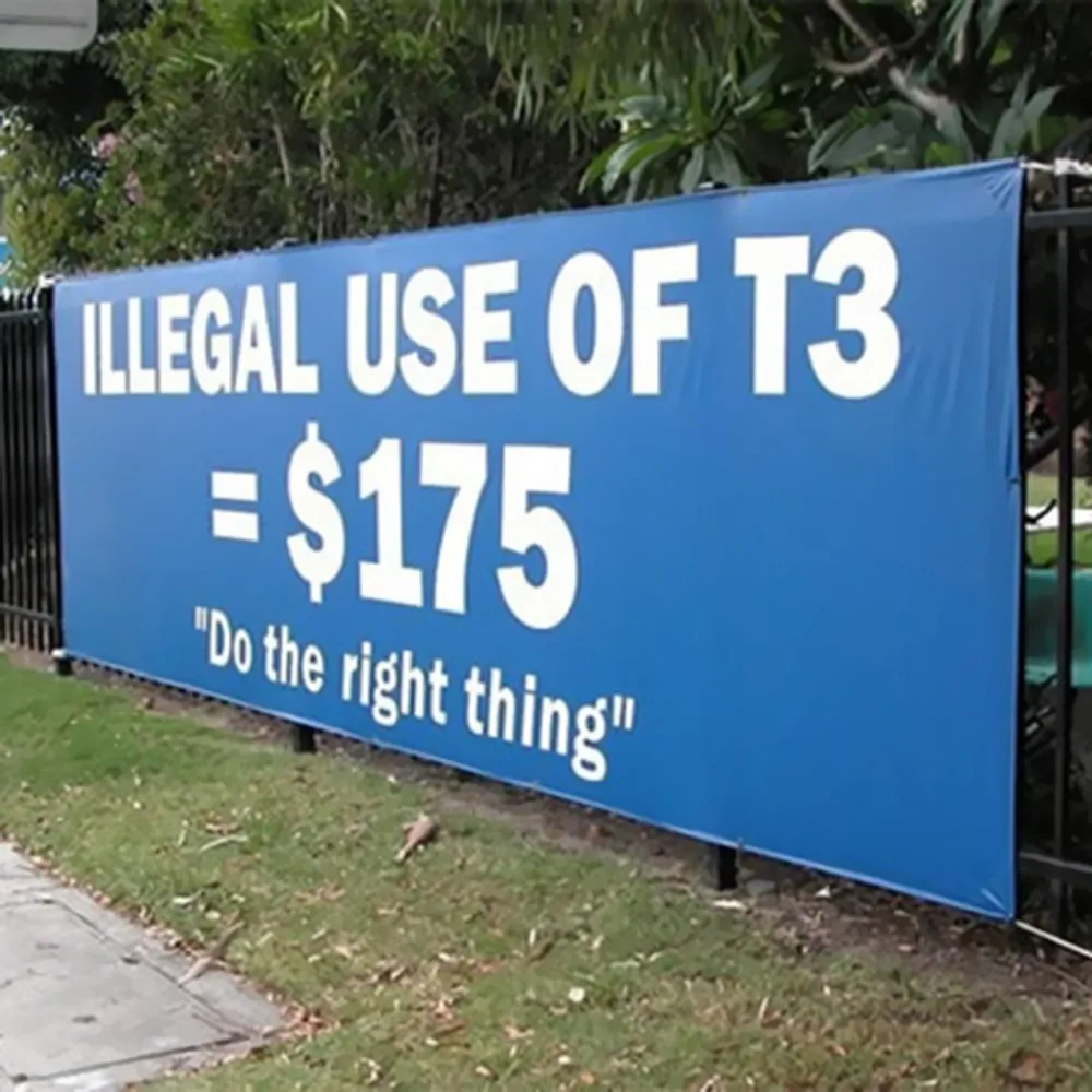 8x8 CGSignLab for Sale Stripes Blue Wind-Resistant Outdoor Mesh Vinyl Banner