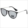 KDEAM Wholesale Italy Design Luxury Retro Vintage Oval Round Metal Frame Polarized Sunglasses Women Man 2019 Sun Glasses
