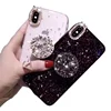 Luxury Glitter Diamond Cover For huawei P30 PRO P20 lite mate 20 Rhinestone 3D Grip Stand Holder Phone Cases