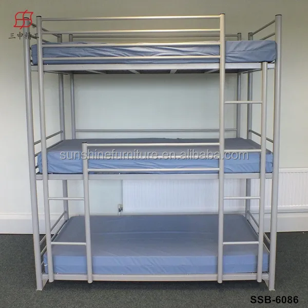 Metal 3 Tier Triple Bunk Beds For S View Metal 3 Tier Triple Bunk Beds