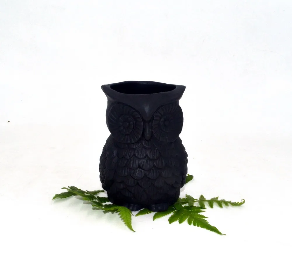 White Owl Polyresin Bathroom Accessories Set Toilet Brush Holder Buy