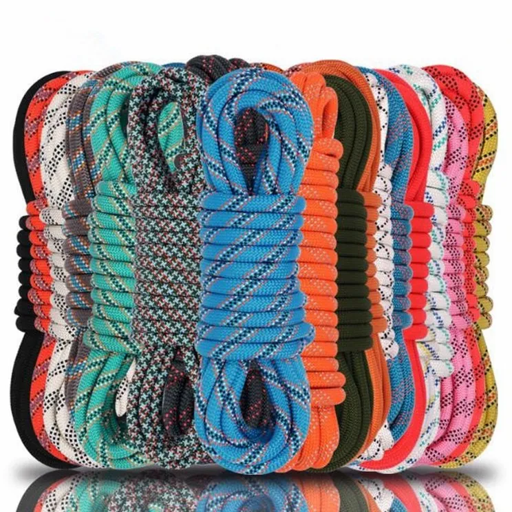 8mm Pp Material Dynamic Rock Climbing Rope - Buy Rock Climbing Rope ...