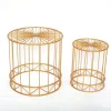 OEM rose gold side modern coffee table for living room tea table