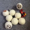 3'' colored anti static Felt wool dryer balls for wholesale, wool felt dryer balls