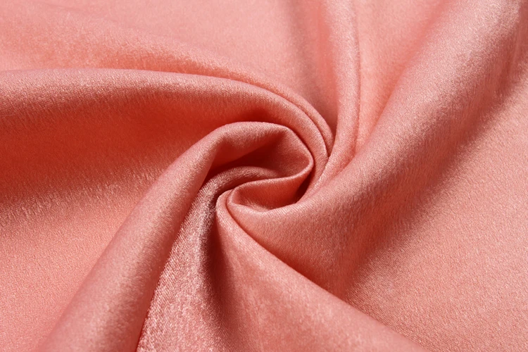 100% 聚酯韩国缎粉红色紫色黑色绿色装饰天鹅绒面料连衣裙