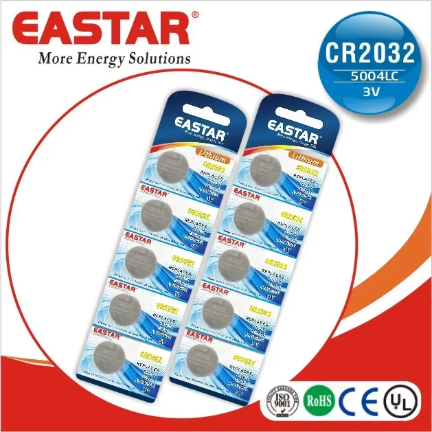 Blister Card 3v Battery Cr2035 Cr 2032 Coin Batteries - Buy 3v Battery ...