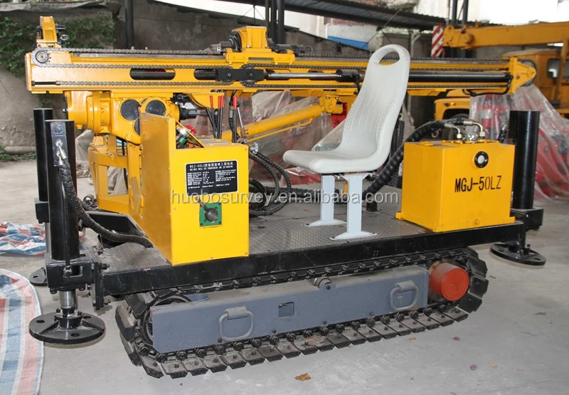 Drilling Angle 0-90 Degree Anchor Drilling Rig Crawler Mounted Drill Rigs