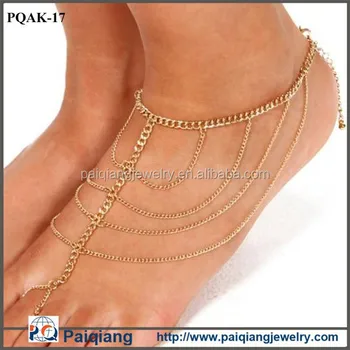 latest gold anklet designs