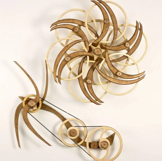 New Arrival Moving Kinetic Wall Art Sculpture - Buy Kinetic Wall Art ...