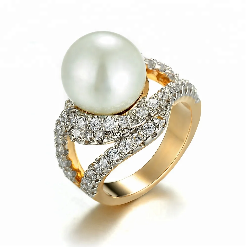 Pearl Ring Designs Cultured Pearl Ring Gold Ring Design For Couples ...