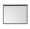 84 inch 1:1 Format Large Case Wrap Fabric Manual Projection Screen,Pull Down Screen For Education Home Use