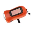 Portable Colourful Hand Crank Power 3 Led Waterproof Mini Dynamo Solar Flashlight