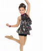 Fashionalthree layers design-girls dance shorts children's latin dress ballroom dancing dresses girls