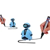 Inductive robot 777-631 mainan drawing humanoid robot intelligent penguin battery operated pet educational robot for learning