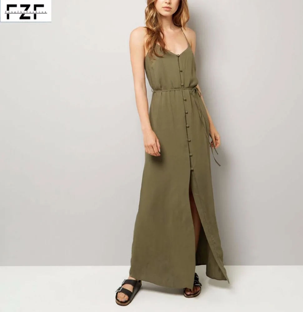 cotton long maxi dress