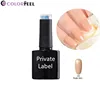 OEM your logo makeup private label cosmetics soak off uv gel nail polish peel off gel polish matte nail polish