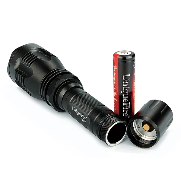 UniqueFire HS-802 CREE XM-L2 White LED 10W high power 500M long beam led rechargeable flashlight