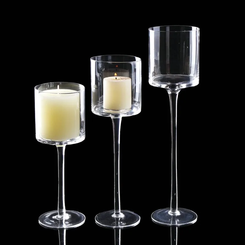 Wedding Decorative Tall Long Stemmed Gl Candle Holder Tall Long Stemmed Gl Candle Holder