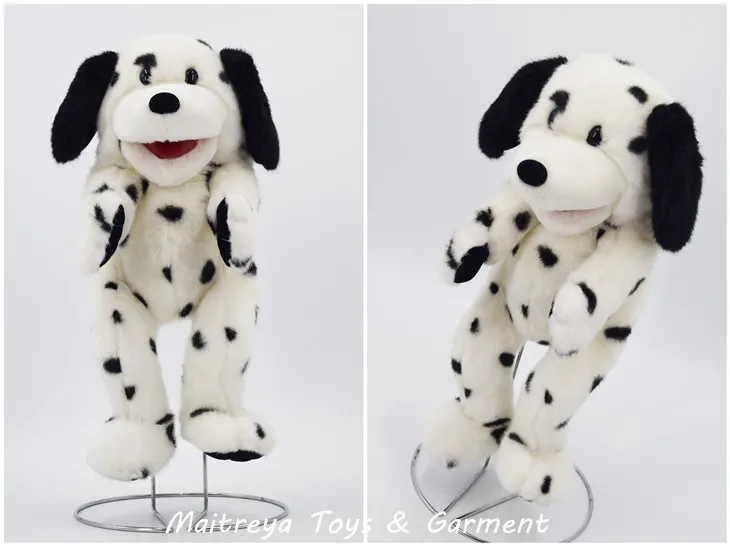 dalmatian hand puppet