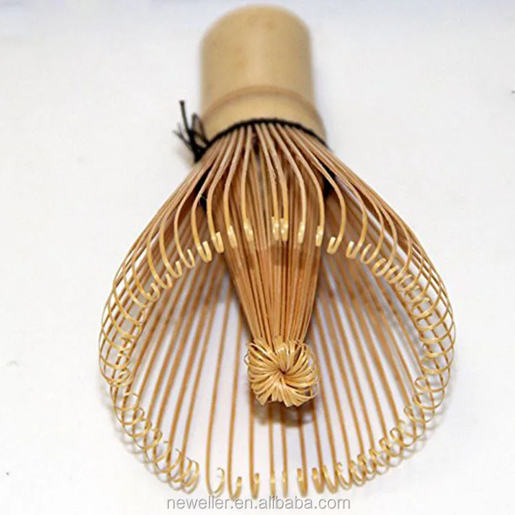 china supplier bamboo material matcha green tea whisk with printing