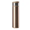 Insulated Travel Gift Gold Thermos Tumbler With Diffuser 400ml