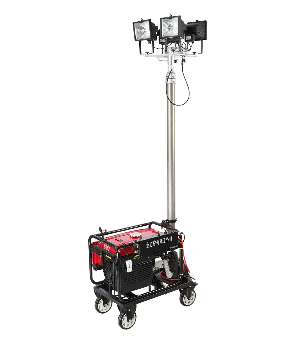 4*500w Hot Sale Mobile Light Tower Halogen Lamp Portable Lighting Buy