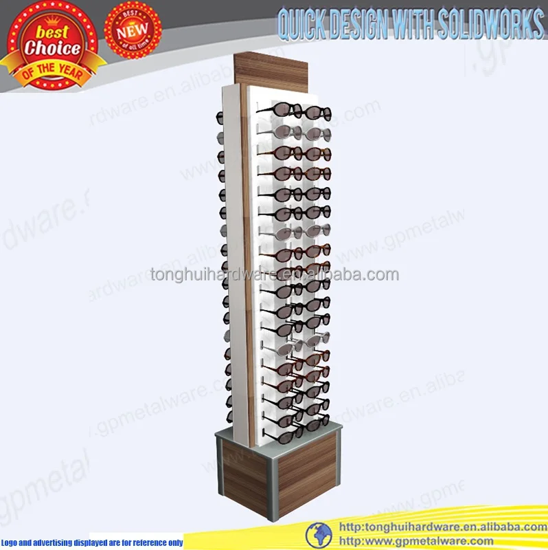 Two Way Floor Wooden Sunglass Display Stand Buy Wooden Sunglass