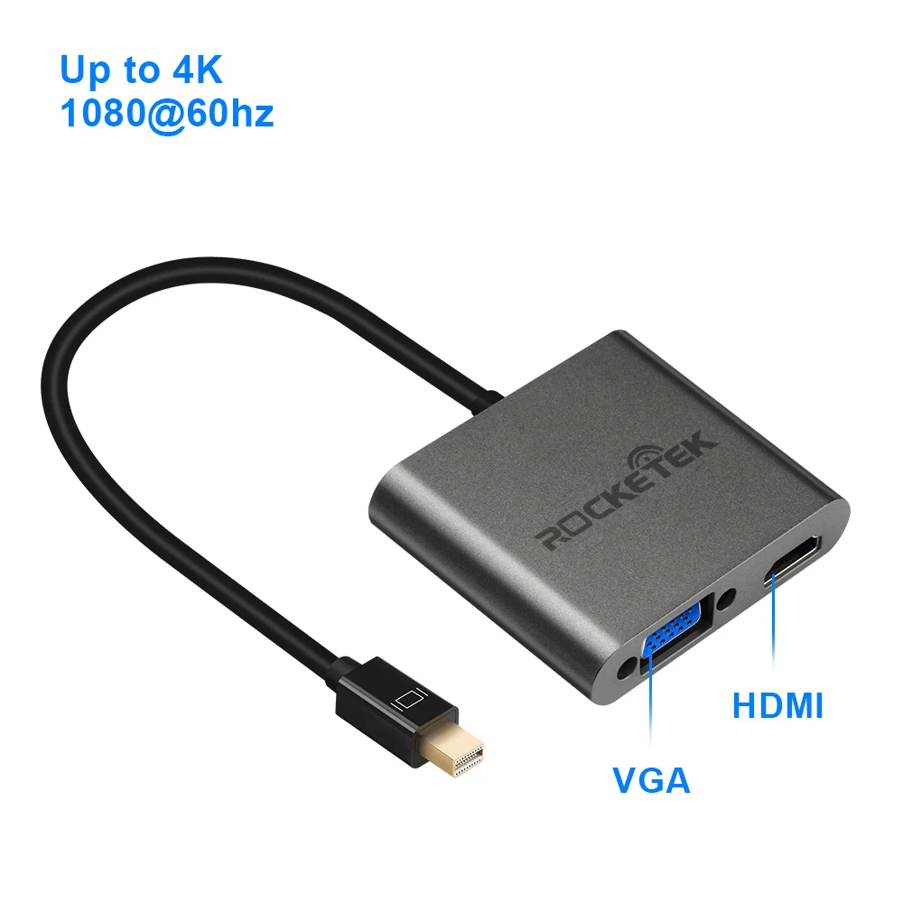 Mini Displayport Dp To Hdmi/vga Male To Female Adapter Converter With ...