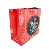 Recycling Dust Christmas Handbag Tote Picture Printing Logo Cloth Fruit Cover Laser Non Woven Shopping Bag