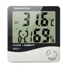 Indoor Digital C/F Thermometer Hygrometer Temperature Humidity Meter Clock HTC-1 for home weather station multi-funcation