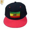 High Quality and low MOQ Cheap Hats black snapback hat customer design your own logo flag cap snapback hat