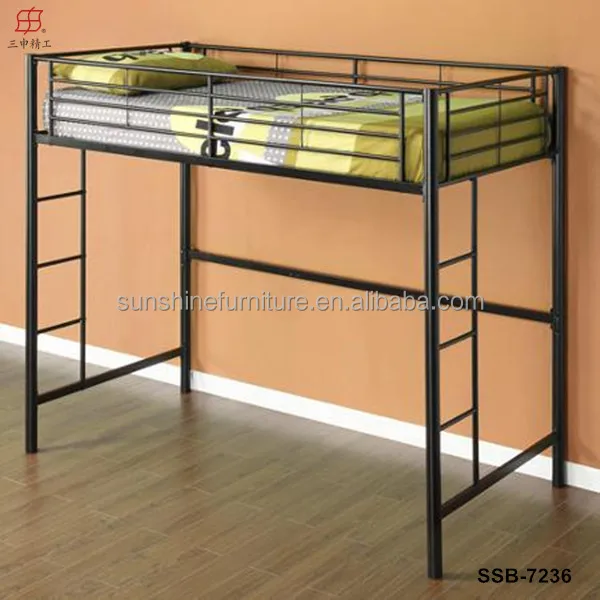 Usage domestique pas cher adultes loft lit superposé, lit ... Lit surélevé adulte