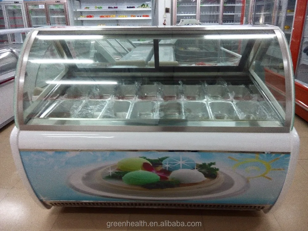 Green&health 8/10/12 Trays Mini Portable Ice Cream Display Freezer With Ce Buy Mini Ice Cream