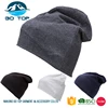 Basic Cheap Blank Cotton Single Jersey Beanie Hat