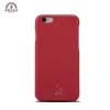 Custom Red Brown Black Leather Mobile Phone Case for iPhone 6S/6plus